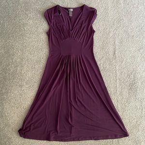Eggplant purple dress